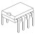 DIP 8-Pin (Through-Hole - 1 Piece) 