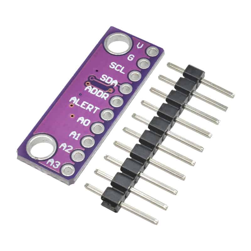 ADS1015 12Bit Precision Analog to Digital (ADC) Converter PCBoard.ca