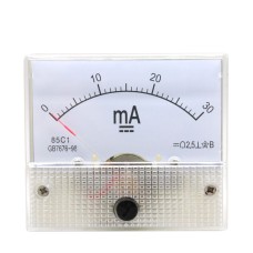 Analog Ammeter (0-30mA DC)