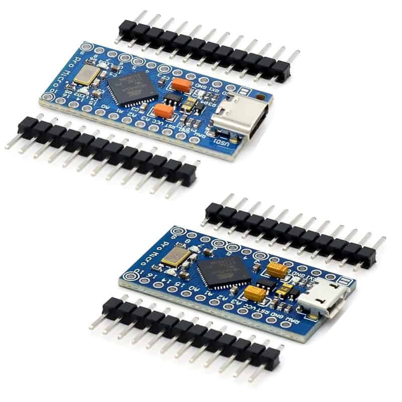 Arduino Pro Micro Compatible 16MHz or 8MHz - Micro USB or USB Type C