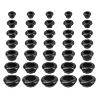 70-Piece Rubber Grommet Assortment Kit for Wire & Cable Protection 70-Piece Rubber Grommet Assortment Kit for Wire & Cable Protection