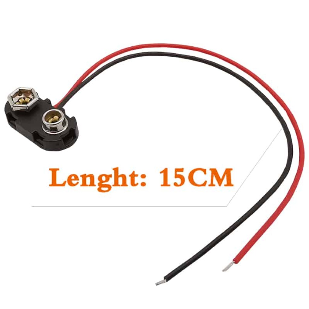 9 Volt Battery Snap Connector PCBoard.ca