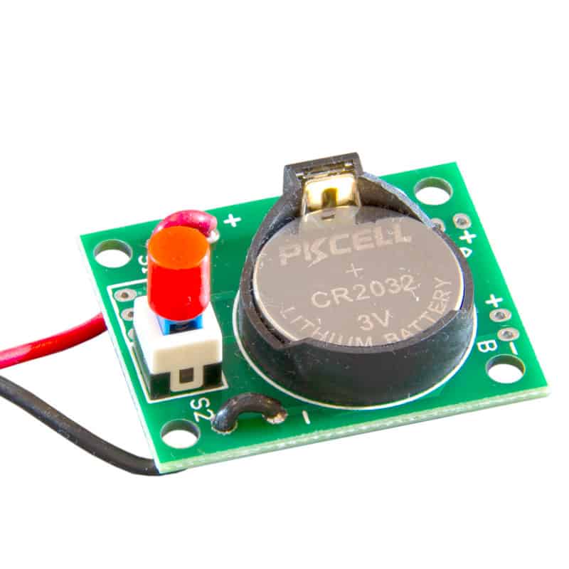 CR2032 Button Cell Holder Bare Board, Kit or Assembled PCBoard.ca