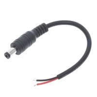 2.1mm Male Jack to 11cm Cable
