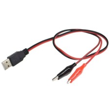 USB Male to Alligator Clips USB Male to Alligator Clips