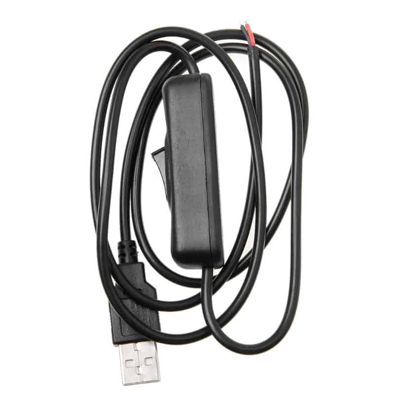 1M USB Type A Cable With Switch PCBoard.ca