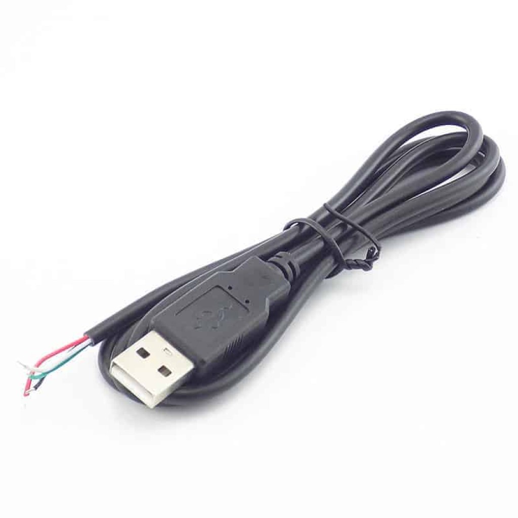 USB Type A Cable - 4 Wire - 1M Length