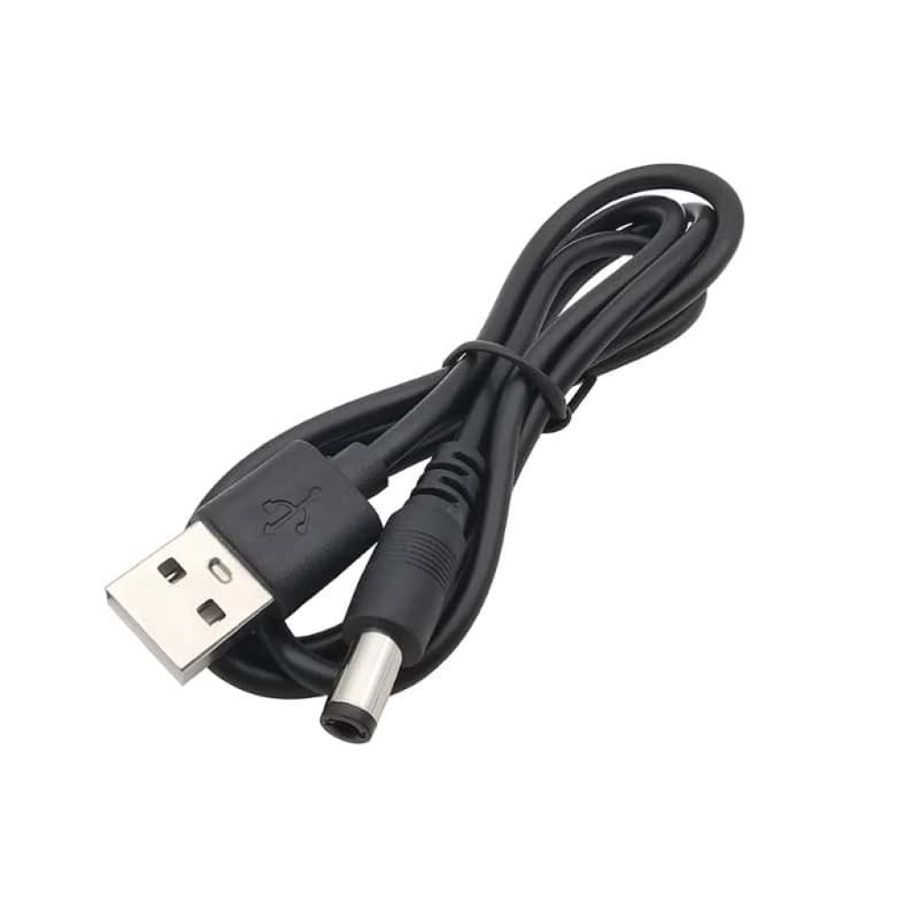 USB to DC 5.5x2.1mm Cable (0.8m) USB to DC 5.5x2.1mm Cable (0.8m)