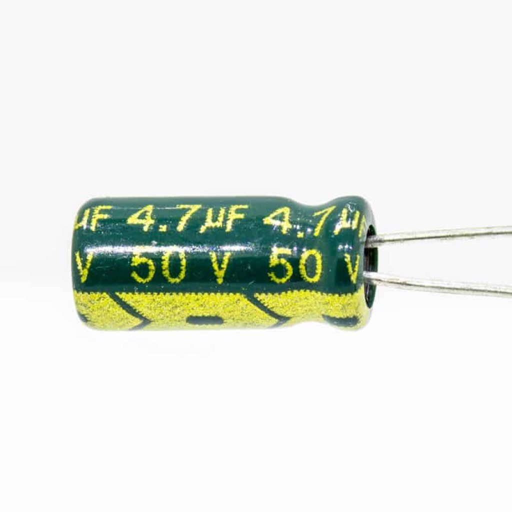 4.7uF 50v Electrolytic Capacitor