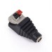 Solderless 5.5x2.1mm Male and Female DC Connector with Quick Connect Push-In Terminals Solderless 5.5x2.1mm Male and Female DC Connector with Quick Connect Push-In Terminals