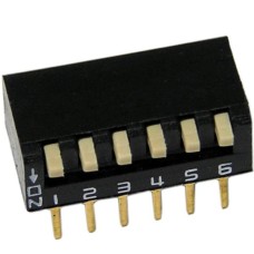 6 Position DIP Switch
