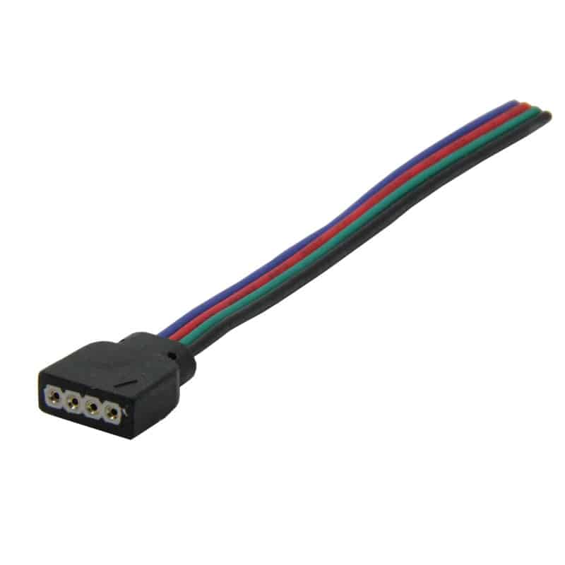 4 Pin Female Male RGB Steckverbinder Kabel Kabel für 3528 5050 SMD LED Stripe M0