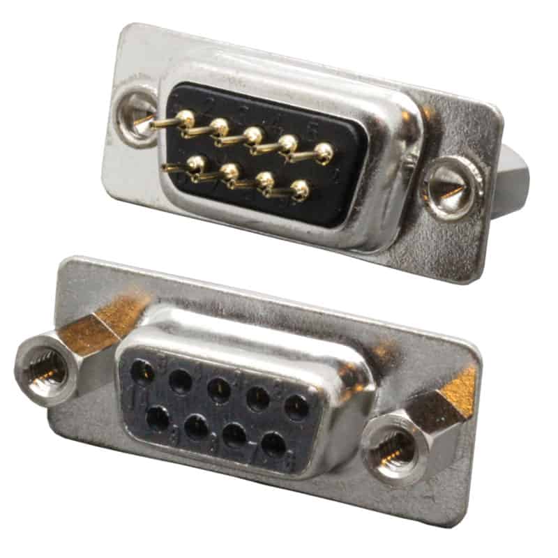 D-sub female 9-pin adapter