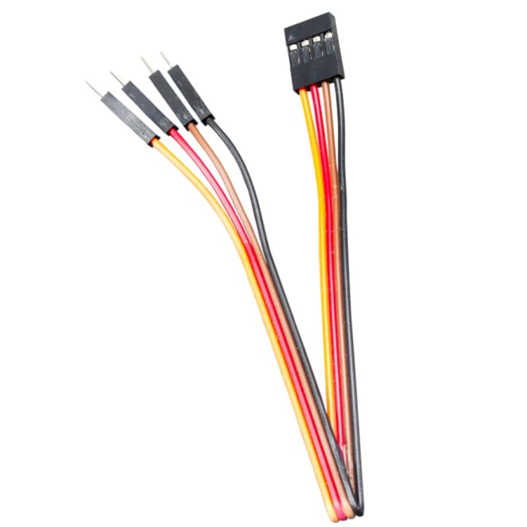 Dupont 4-Pin Female to Individual 1-Pin Male with 18cm (7-inch) Cable