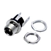 5.5x2.1mm Panel Mount DC Power Jack with Nut & Lock Washer 5.5x2.1mm Panel Mount DC Power Jack with Nut & Lock Washer