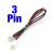 3-pin 20cm Extension Cable (Male to Female) 