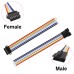 JST SM 6-Pin Connector Set with 30cm 22AWG Cable JST SM 6-Pin Male Female Connector Set 30cm 22AWG