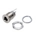 5.5x2.1mm Metal Panel Mount DC Power Jack with Nut & Lock Washer 5.5x2.1mm Metal Panel Mount DC Power Jack with Nut & Lock Washer