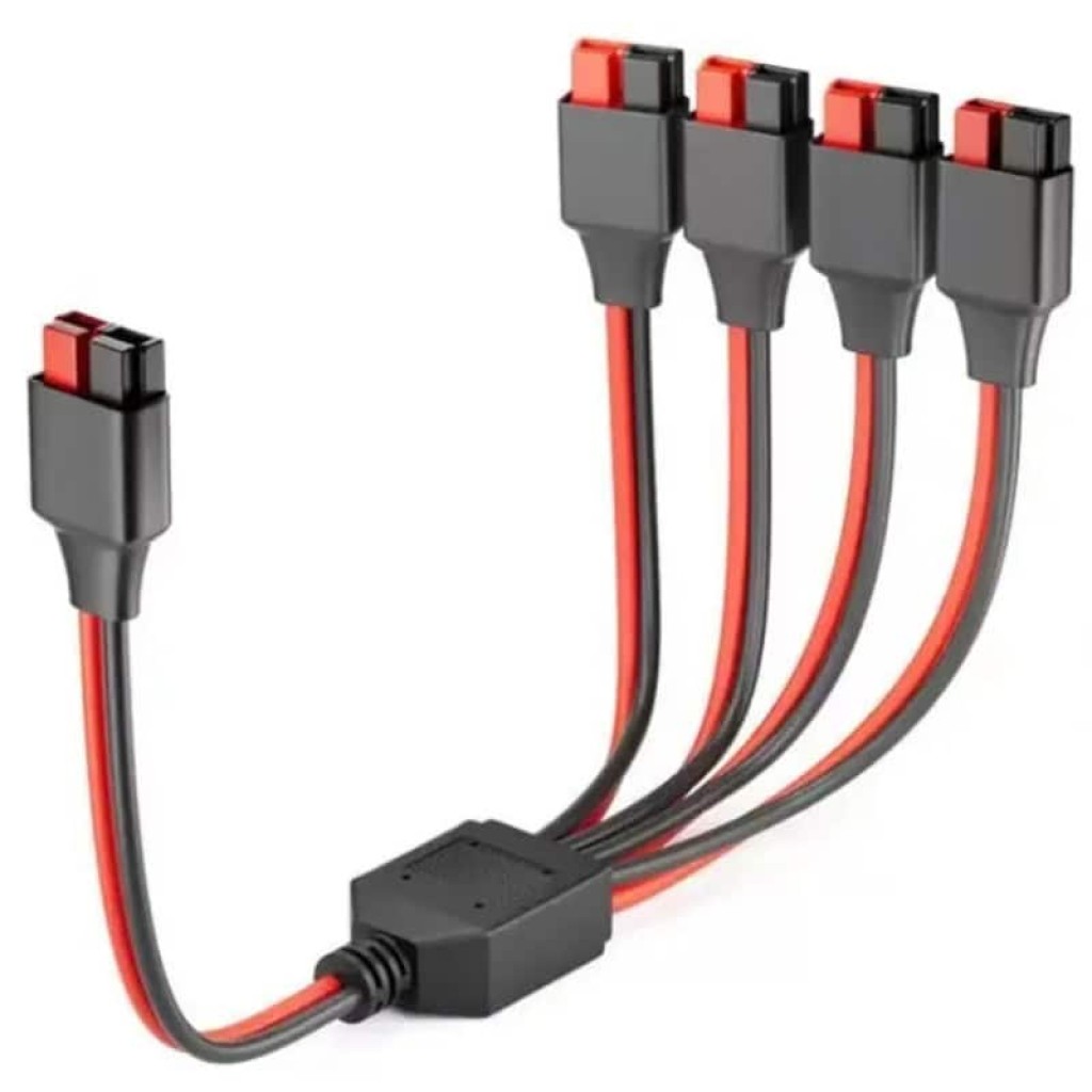 1 to 4 Powerpole-Compatible DC Power Splitter Cable 14AWG 1 to 4 Powerpole-Compatible DC Power Splitter Cable 14AWG