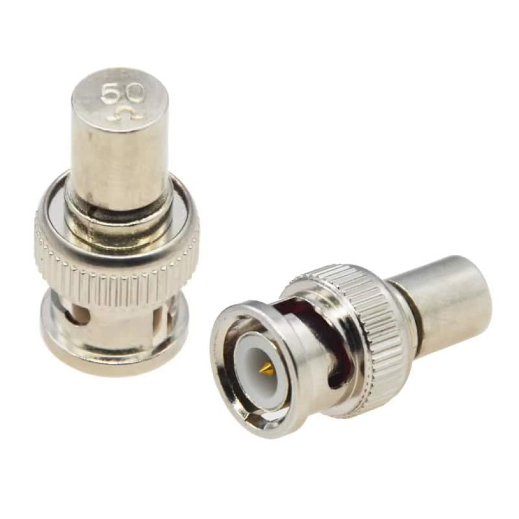 50 Ohm BNC Male Terminator RF Dummy Load 50 Ohm BNC Male Terminator for NanoVNA SDR and RF Test Equipment