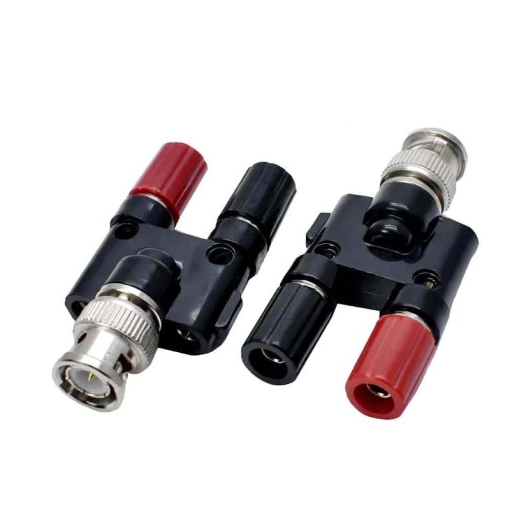 BNC Male to Double Binding Post