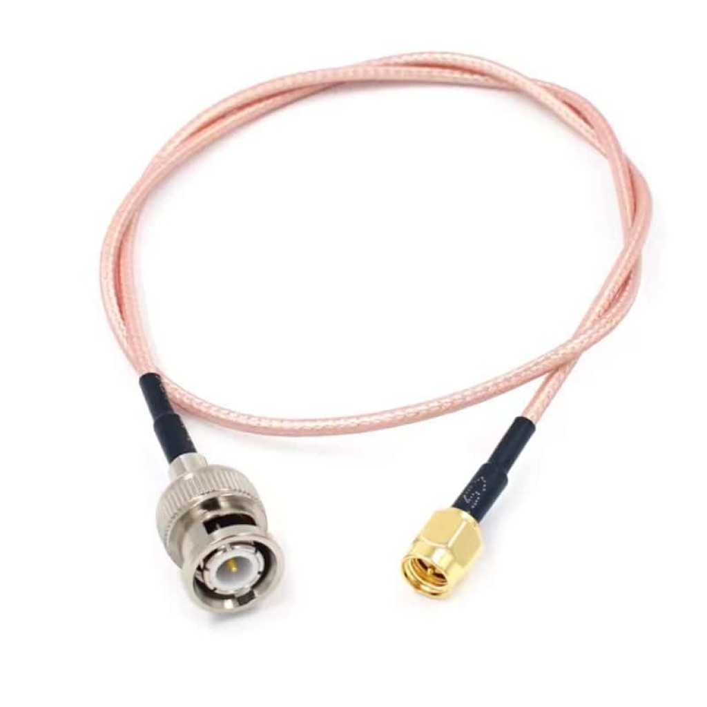 30cm SMA Male to BNC Male RG316 Cable Assembly for NanoVNA and RF Test Equipment