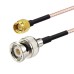 30cm SMA Male to BNC Male RG316 Cable Assembly for NanoVNA and RF Test Equipment
