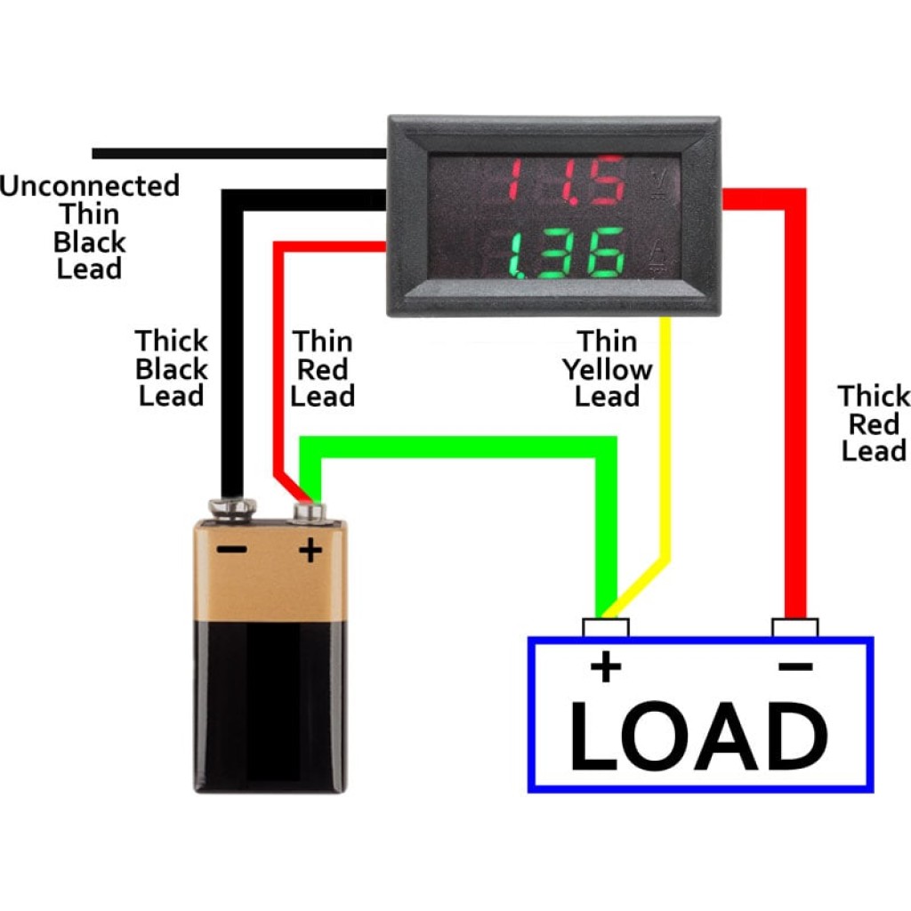 Repairing Led Voltmeter Panel Display Module Dual Digital Voltmeter and Ammeter 0.28inch LED Displays | PCBoard.ca