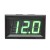 Green Voltage Display 