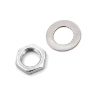 Flat M7 & M8 Panel Mount Nut & Washer Set