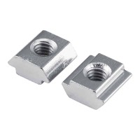 M5 10mm Zinc Alloy Threaded Wood Caster Insert Nut with Flanged Hex Drive  Head – VXB Ball Bearings