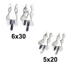 6x30 or 5x20 Fuse Clips