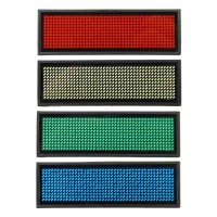 Programmable Rechargeable LED Name Tag Badge Programmable Rechargeable LED Name Tag Badge