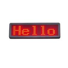 Programmable Rechargeable LED Name Tag Badge Programmable Rechargeable LED Name Tag Badge