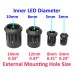 Black LED Bezel (3, 5, 8 or 10mm) Black LED Bezel (3, 5, 8 or 10mm)