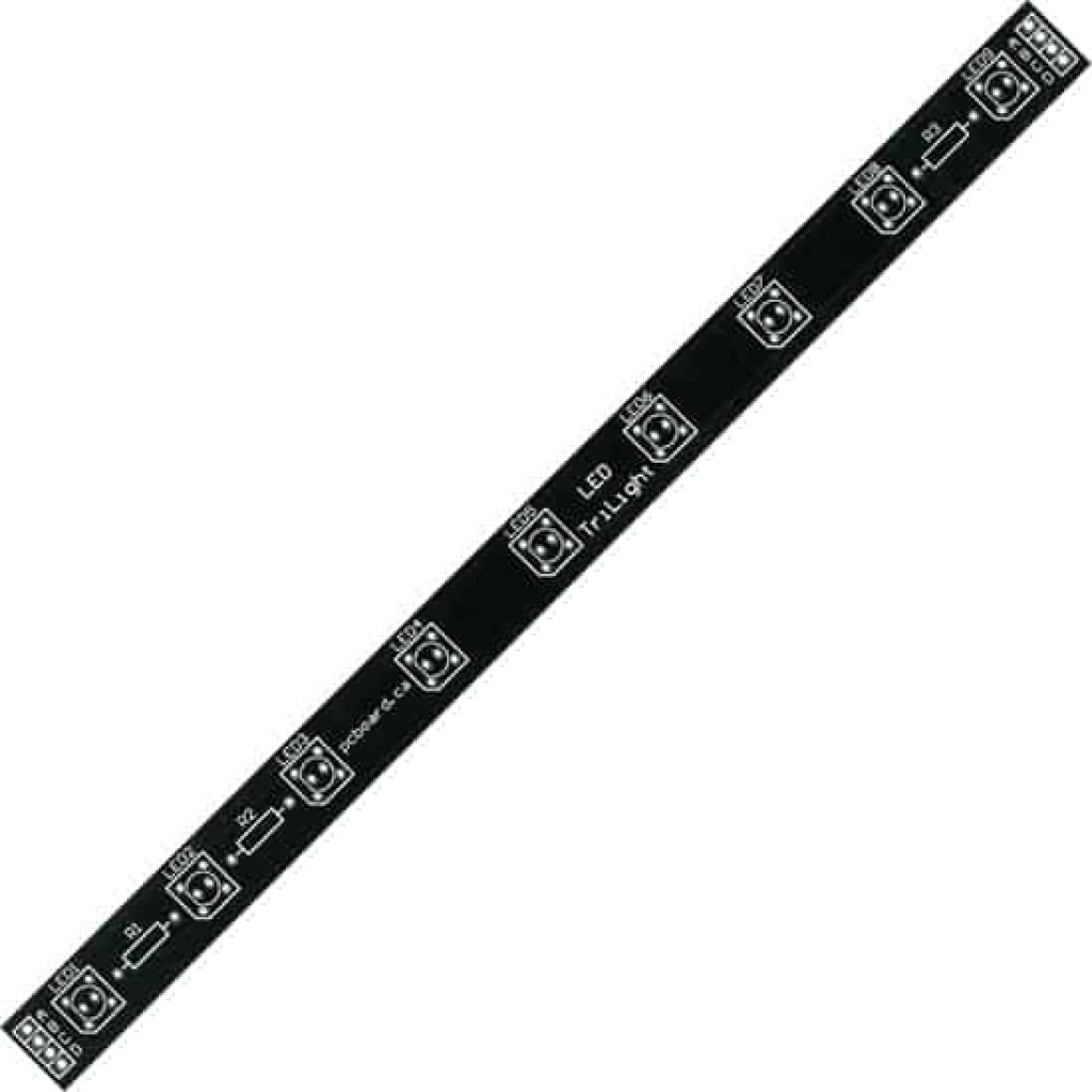 LED TriLight: 9-LED Display PC Board