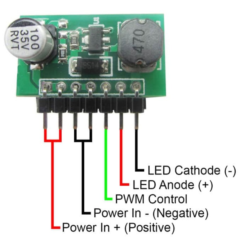 3W High Power LED Driver with PWM