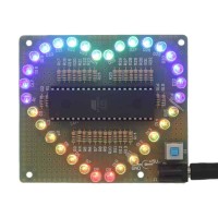 LED Colorful Heart Display Kit