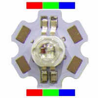 1 watt High Power RGB LED (4-pin)