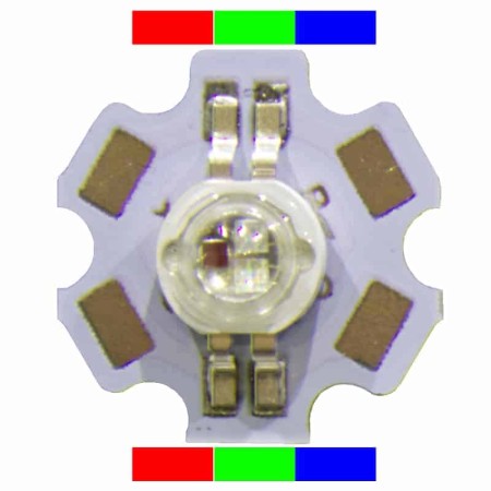 3 watt High Power RGB LED (4-pin)