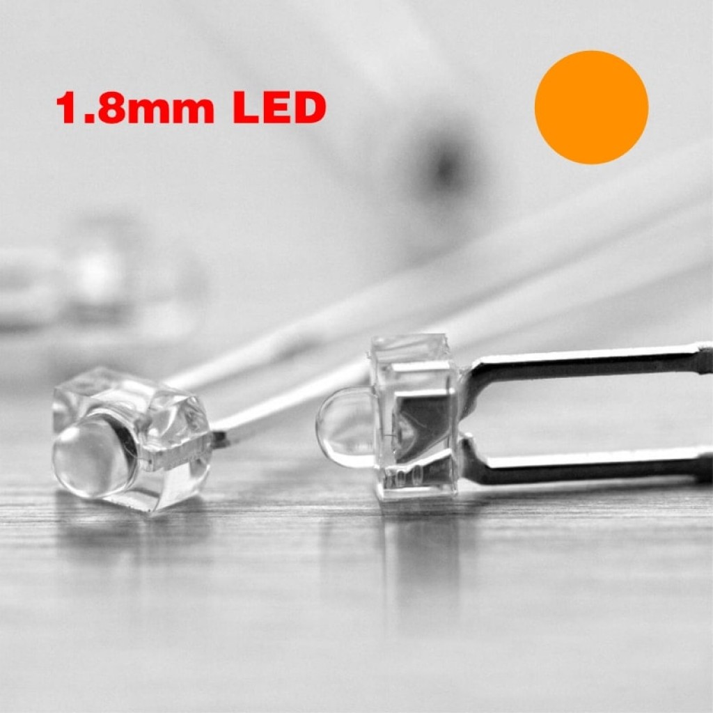 1.8mm Bright Orange LED 1.8mm Bright Orange LED