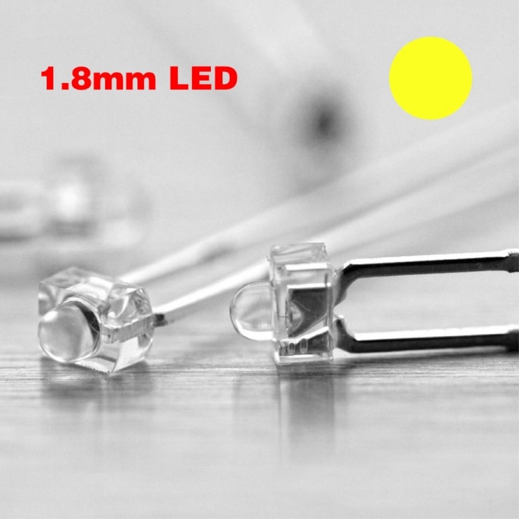 1.8mm Bright Yellow LED