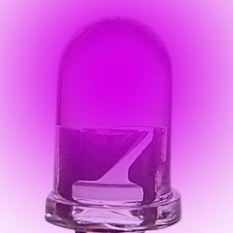 10 Stück 10mm Ultra Bright UV LED Color Displays Anzeigen Ultraviolett 