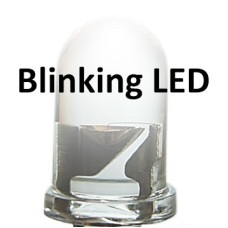 Blinking Red, White or Yellow LED