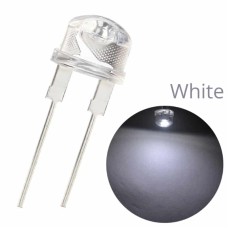 10mm 50pz LED White Ultra Bright LEDs 140' 000mcd A2b16 