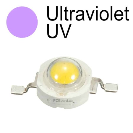 1 watt - UV (Ultraviolet) LED Bead