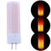 12V G4 LED Flickering Flame Bulb - Realistic Fire Effect 12V G4 LED flickering flame bulb showing realistic fire effect
