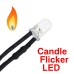 Prewired 5mm Candle Flicker LED (5V-14V DC) Prewired 5mm Candle Flicker LED for Model Railroads and Dioramas