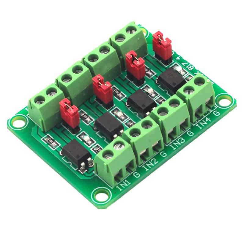 4 Channel Optocoupler PCBoard.ca