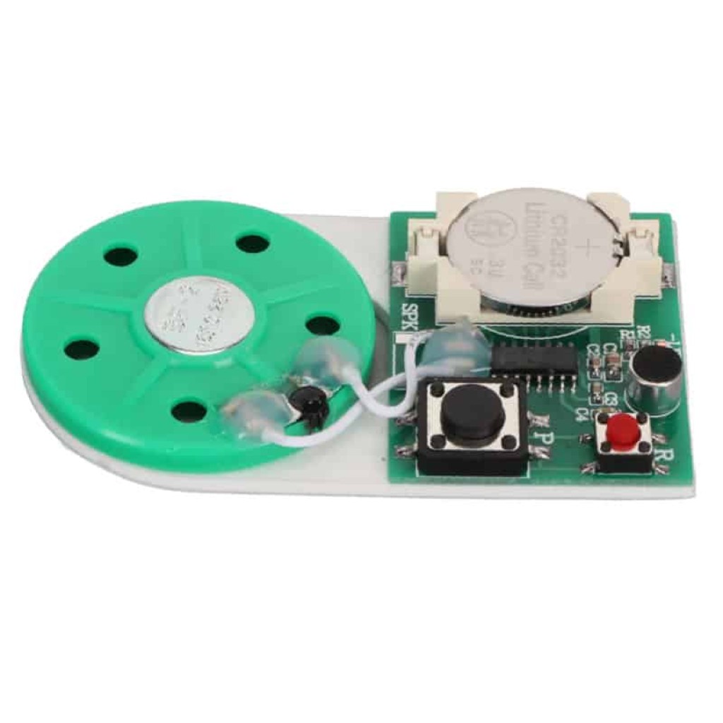 Microphone Module For Recoding 25 Second Recording Module with Playback - Integrated Speaker and ...